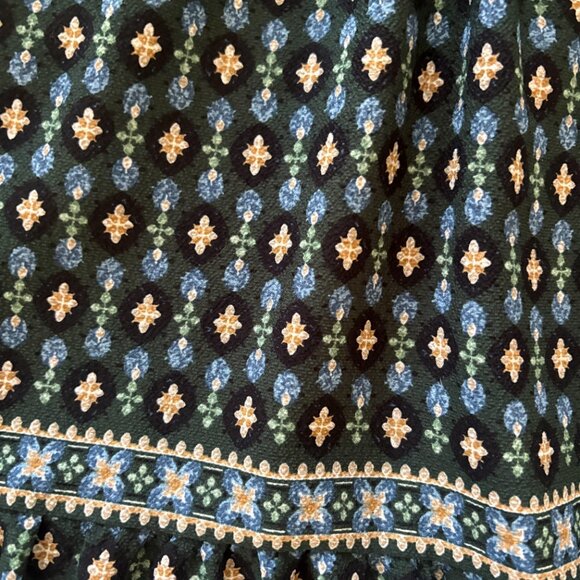 MAX STUDIO L Women's Crepe Tiered Long Sleeve Maxi Dress - Picture 4 of 7